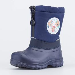 264039-41 Сноубутсы с защитой от снега Три кота для мальчики синий