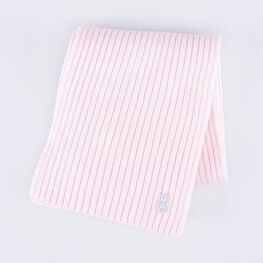 07812105-20 Шарф из шерсти мериноса детский светло-розовый для девочки светло-розовый фото №2