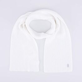 07812108-20 Шарф из шерсти мериноса детский белый для девочки белый
