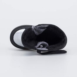 154020-43 Зимние ботинки-дутики для девочки для девочки серебристый фото №4