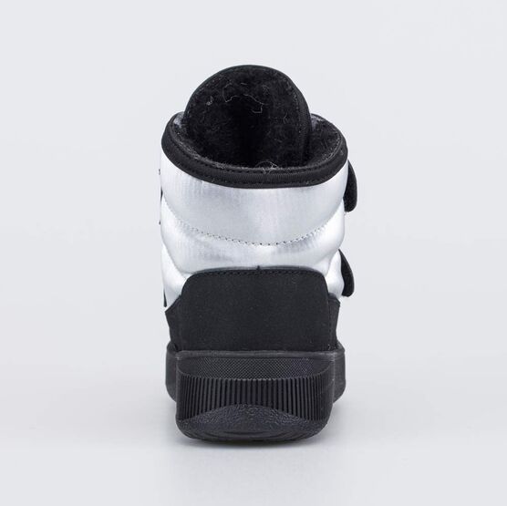 154020-43 Зимние ботинки-дутики для девочки для девочки серебристый фото №5