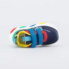 144269-71 Светящиеся кроссовки с Softshell Три кота для мальчики синий фото №4