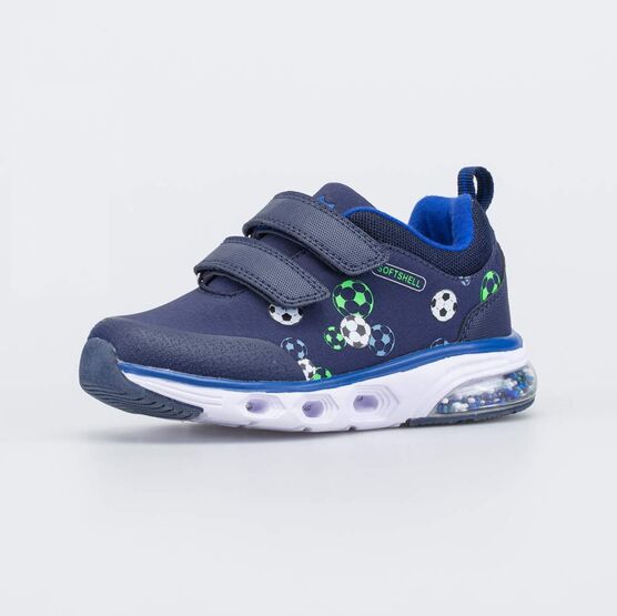 144275-71 Светящиеся кроссовки с Softshell для мальчики синий