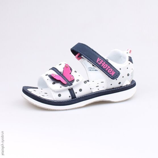 225026-11 Пляжная обувь синяя для девочки светло-синий