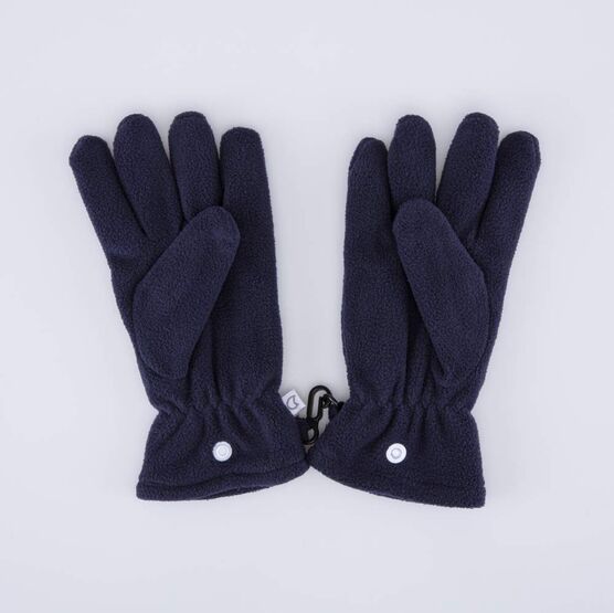 07721155-02 Флисовые перчатки двухслойные темно-синий для мальчики темно-синий фото №2