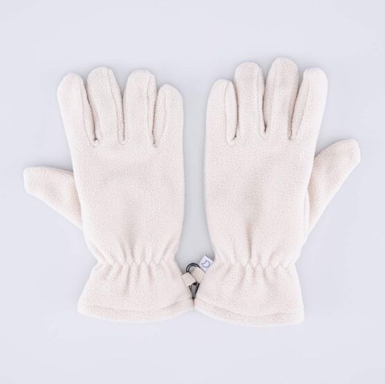 07822250-00 Флисовые перчатки двухслойные светло-бежевый для девочки светло-бежевый
