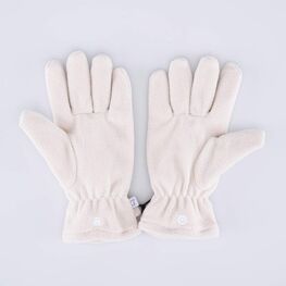 07822250-00 Флисовые перчатки двухслойные светло-бежевый для девочки светло-бежевый фото №2