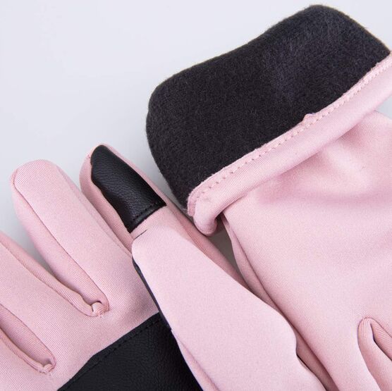 07822251-40 Детские перчатки SoftShell розовый для девочки розовый фото №4