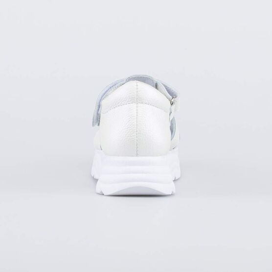 622516-22 Сандалии из натуральной кожи для девочки серебрист. фото №5