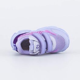 344449-13 Кроссовки на липучках для девочки для девочки сиреневый фото №4