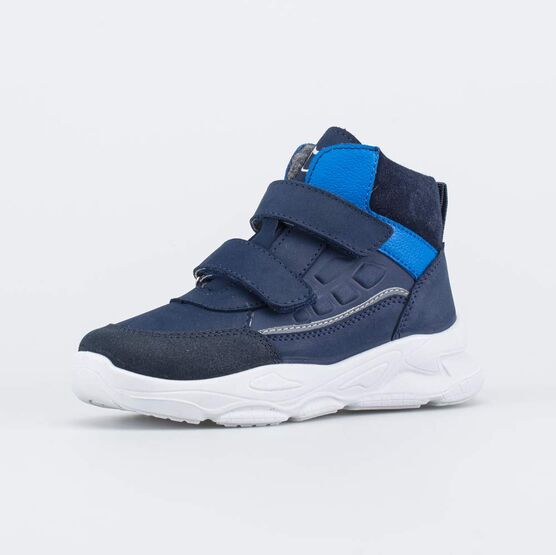 352390-31 Кожаные ботинки утепленные синий для мальчики синий