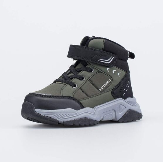 454071-82 Ботинки для дошкольника для мальчики чер-оли