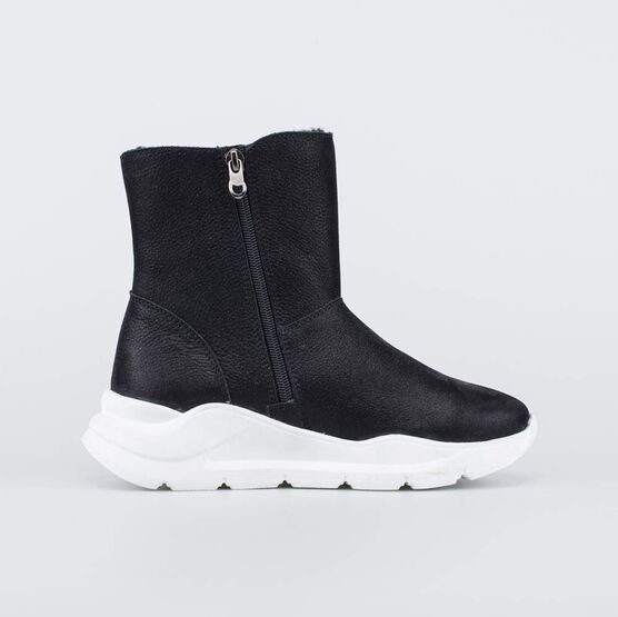 762124-41 Зимние сапожки для девочки для девочки черный фото №2