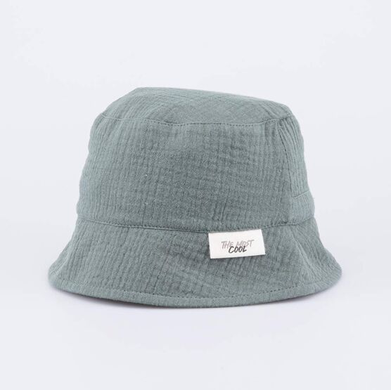 07711951-43 Панама из муслина оливковая для мальчики оливковый