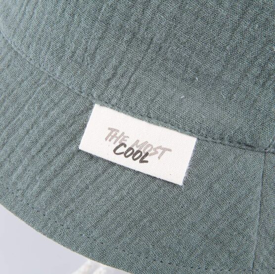 07711951-43 Панама из муслина оливковая для мальчики оливковый фото №5