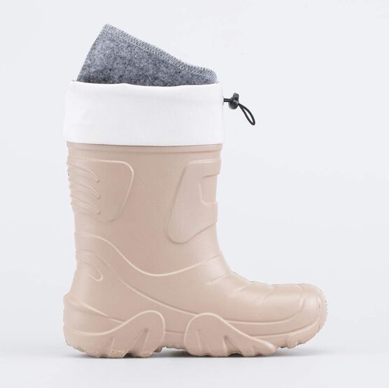 365163-14 Сапожки из ЭВА утепленные бежевый для девочки бежевый фото №2