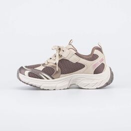 744292-11 Дышащие кроссовки для девочки для девочки бежевый,коричневый фото №2