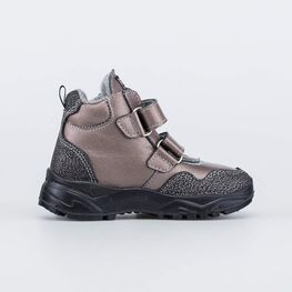 552256-31 Демисезонные ботинки на липучках STYLE бронзовый для девочки бронзовый фото №2