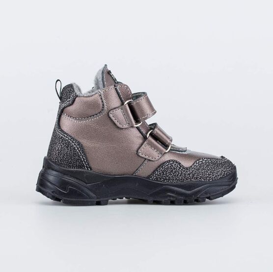 552256-31 Демисезонные ботинки на липучках STYLE бронзовый для девочки бронзовый фото №2