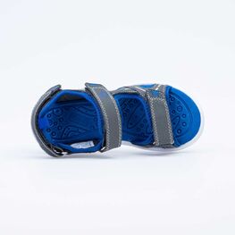 524030-13 Пляжная обувьс LED-подсветкой на подошве для мальчики сер-син фото №4