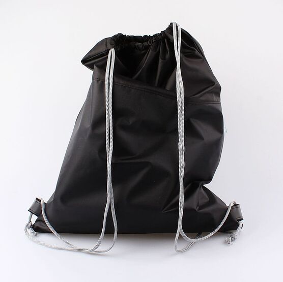 02708055-20 Мешок для сменной обуви черный для мальчики черный фото №3