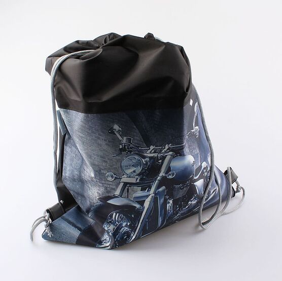 02708055-20 Мешок для сменной обуви черный для мальчики черный