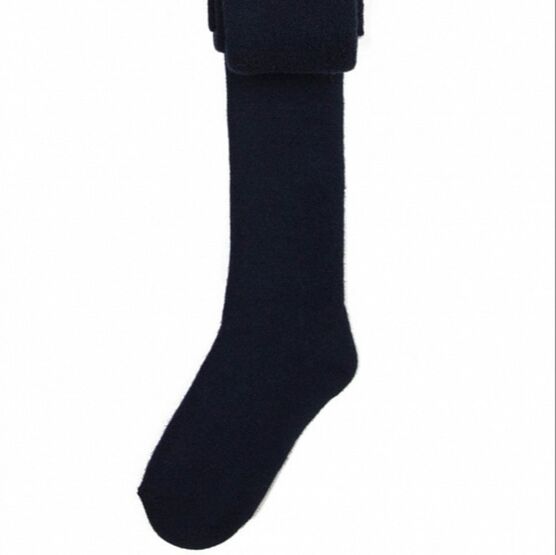 07031148-29 Колготки шерстяные тёмно-синие для девочки темно-синий фото №2