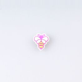 03014007-40 Украшение для обуви Пчелка для девочки розовый фото №3