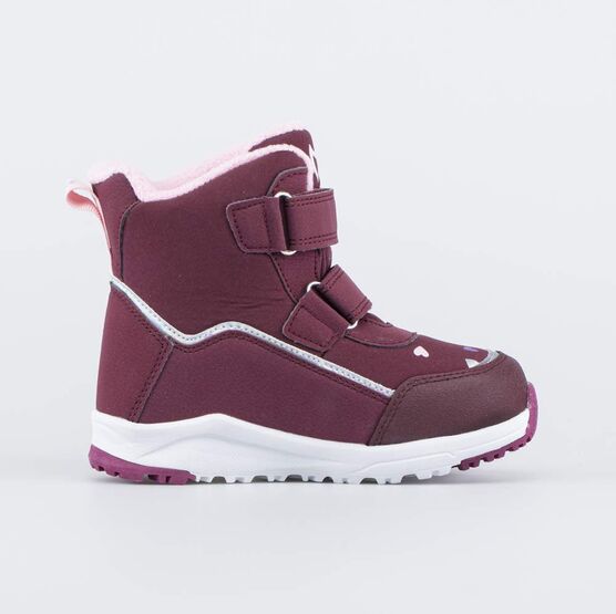 454856-42 Мембранные ботинки для девочки для девочки бордовый фото №2