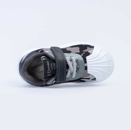 334021-11 Кеды для мальчики серый фото №4