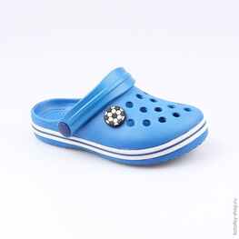 03014003-40 Украшение для обуви Мяч футбольный маленький для универсальные черный фото №3