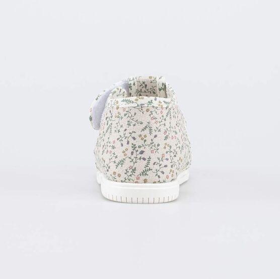 221181-71 Текстильная обувь для девочки Цветочная поляна для девочки бежевый фото №5