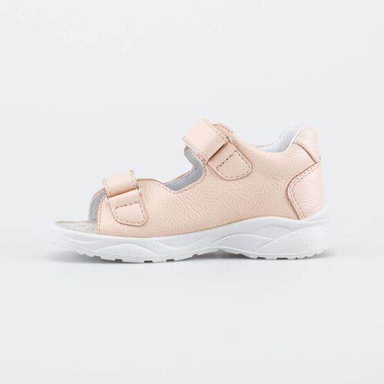 322160-26 Кожаные босоножки Розовая слива для девочки розовый фото №2