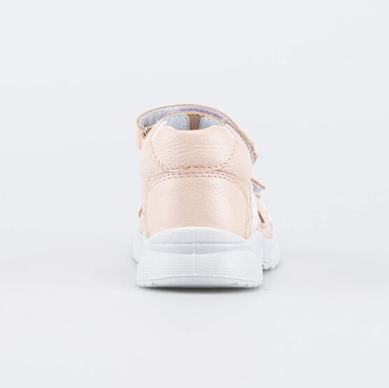 322160-26 Кожаные босоножки Розовая слива для девочки розовый фото №5