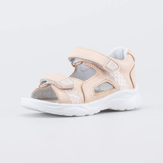 322160-26 Кожаные босоножки Розовая слива для девочки розовый