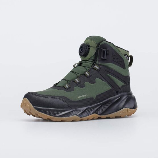 754993-83 Зимние мембранные ботинки с Softshell и Thinsulate для мальчики оливковый + черный