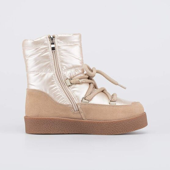 764061-41 Сапожки-дутики для девочки-подростка для девочки бежевый фото №2