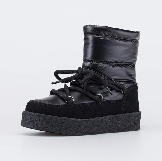 764061-42 Сапожки-дутики для девочки-подростка для девочки черный