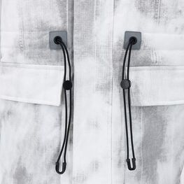 07757072-40 Зимняя куртка-парка с эффектом варки для мальчика для мальчики белый +серый фото №4