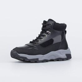 752225-41 Зимние ботинки на молнии для подростка для мальчики черный