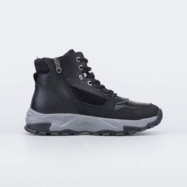 752225-41 Зимние ботинки на молнии для подростка для мальчики черный фото №2