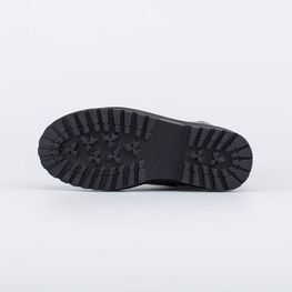 752226-52 Черные зимние ботинки на меху для девочки черный фото №3