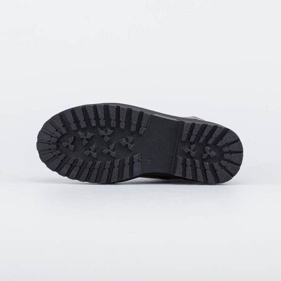 752226-52 Черные зимние ботинки на меху для девочки черный фото №3