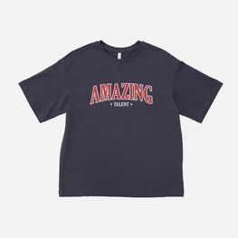 07802080-50 Хлопковая футболка для девочки для девочки темно-серый