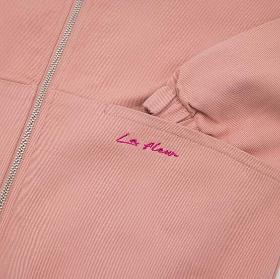 07805003-40 Хлопковая куртка для девочки розовый для девочки розовый фото №4