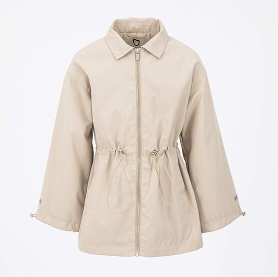 07806004-40 Легкий демисезонный плащ для девочки для девочки бежевый