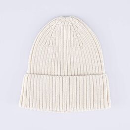 07811474-41 Вязаная шерстяная шапка для девочки для девочки бежевый