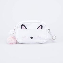 02802300-41 Сумка на молнии Кошечка белый для девочки белый