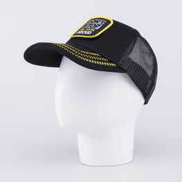 07709123-40 Кепка-бейсболка с сеточкой и сменными патчами для мальчики черный фото №2