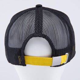 07709124-40 Кепка-бейсболка с прямым козырьком для мальчика для мальчики черный,желтый фото №4